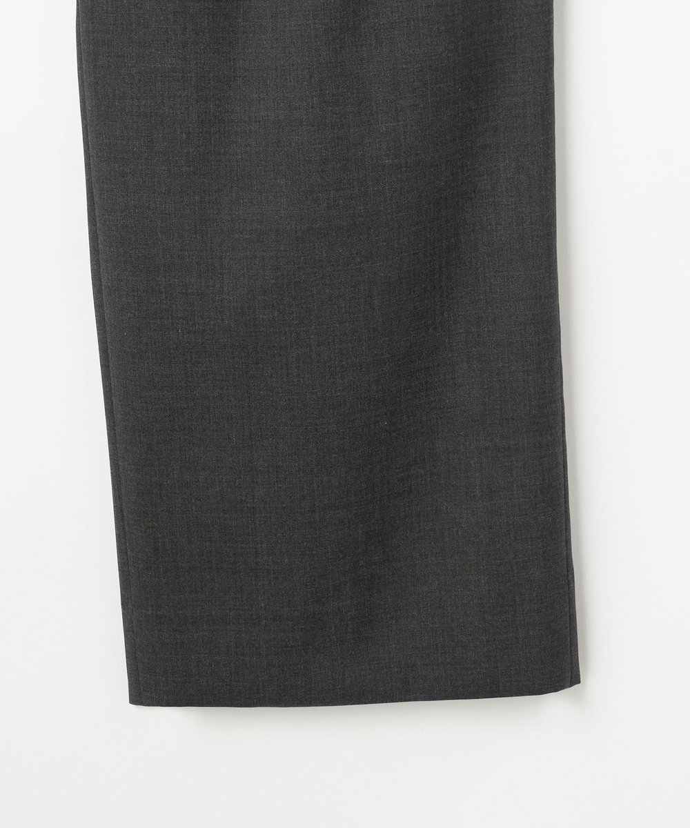 DÉPAREILLÉ WASHABLE WOOL WAIST BELT PANTS / ウォッシャブルウールウエストベルトパンツ チャコールグレー