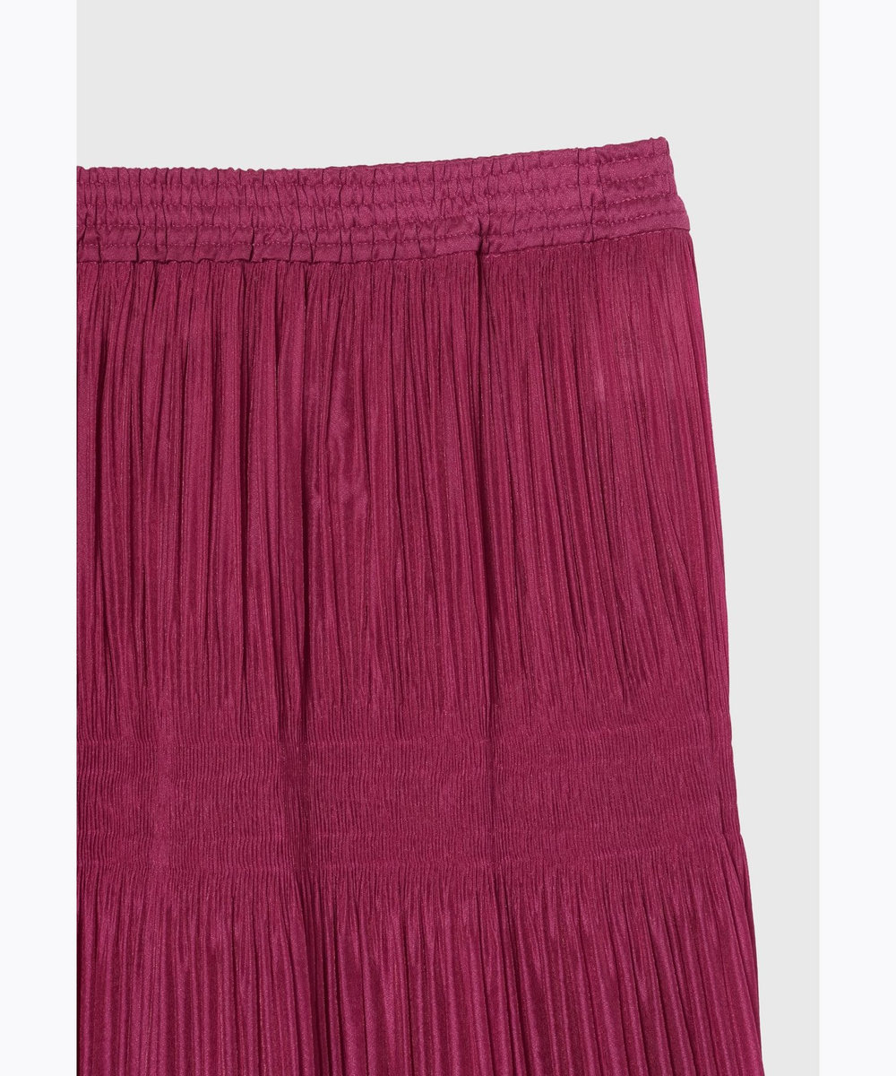 DÉPAREILLÉ ORGANDY TIERED PLEATS SKIRT / オーガンジーティアードプリーツスカート ピンク