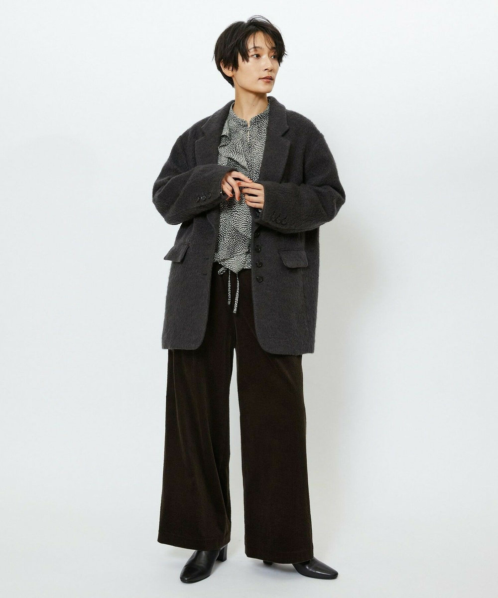 feerique feerique 6wコーデュロイイージーパンツ ブラウン