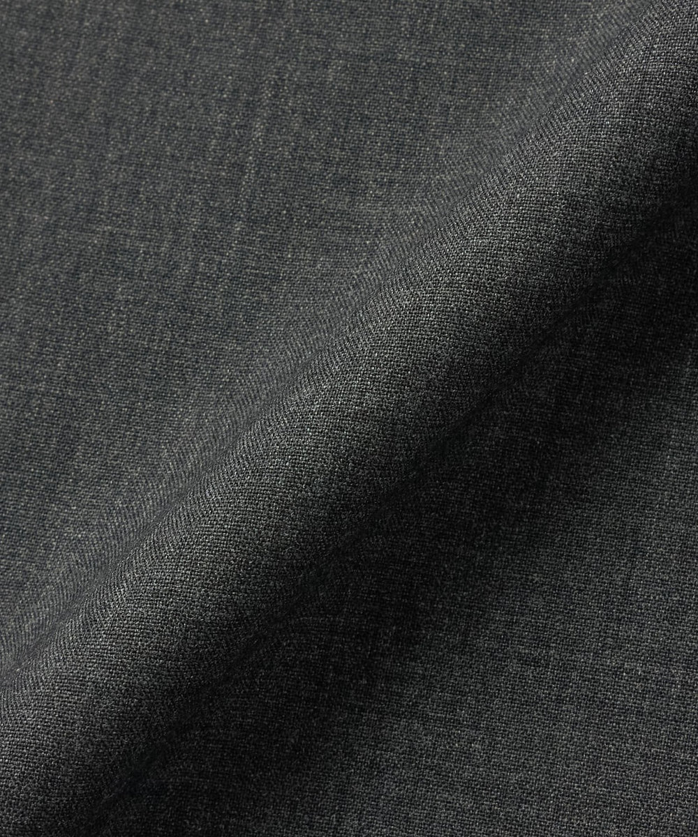 DÉPAREILLÉ WASHABLE WOOL WAIST BELT PANTS / ウォッシャブルウールウエストベルトパンツ チャコールグレー