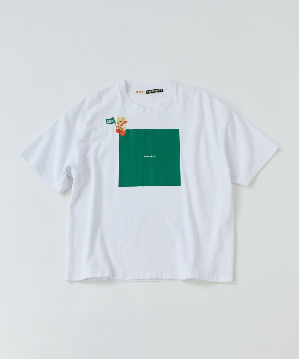 FRAPBOIS プリントTシャツ ホワイト