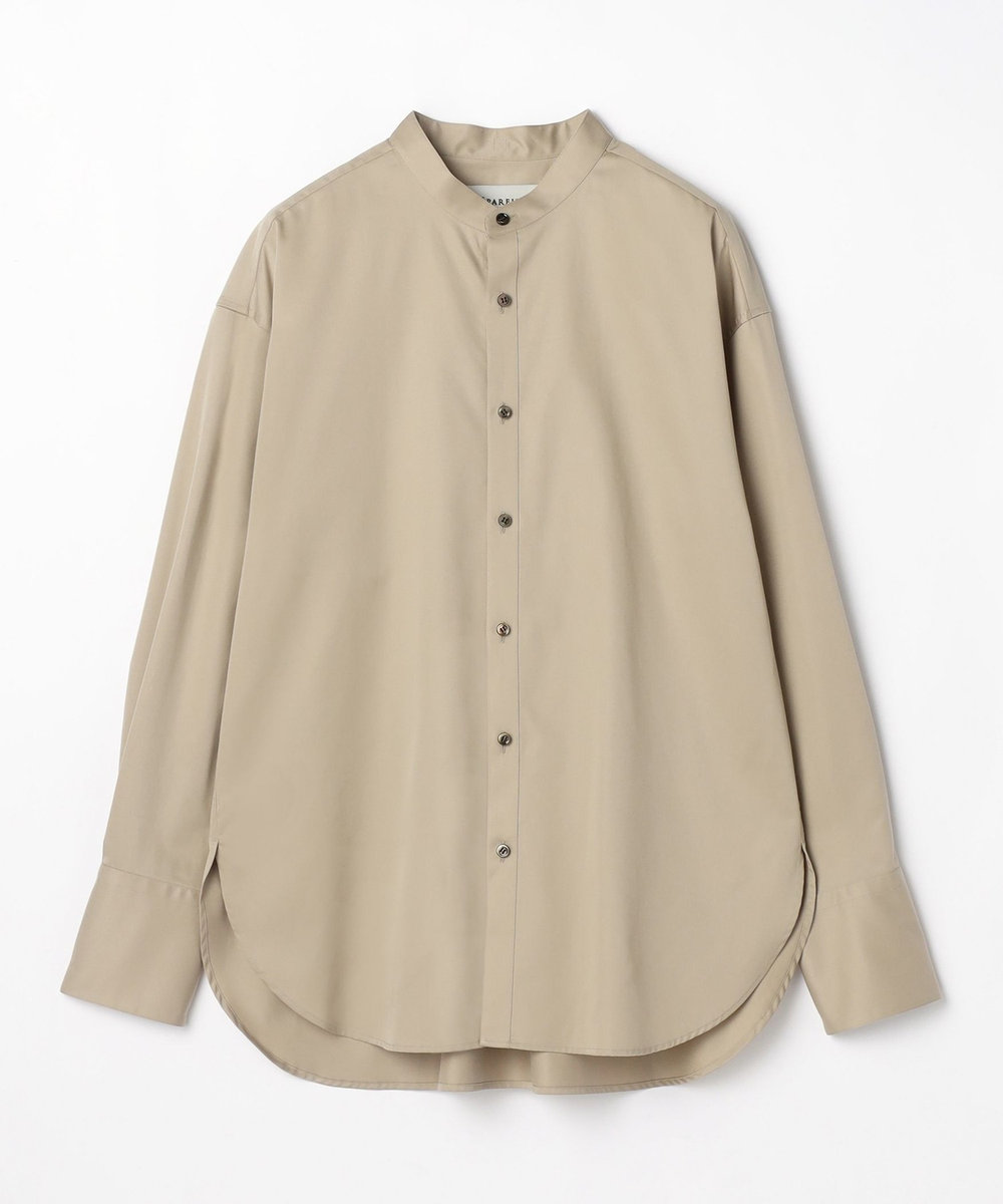 DÉPAREILLÉ COTTON RUFFLE BOW SHIRT / コットンラッフルボウシャツ ベージュ