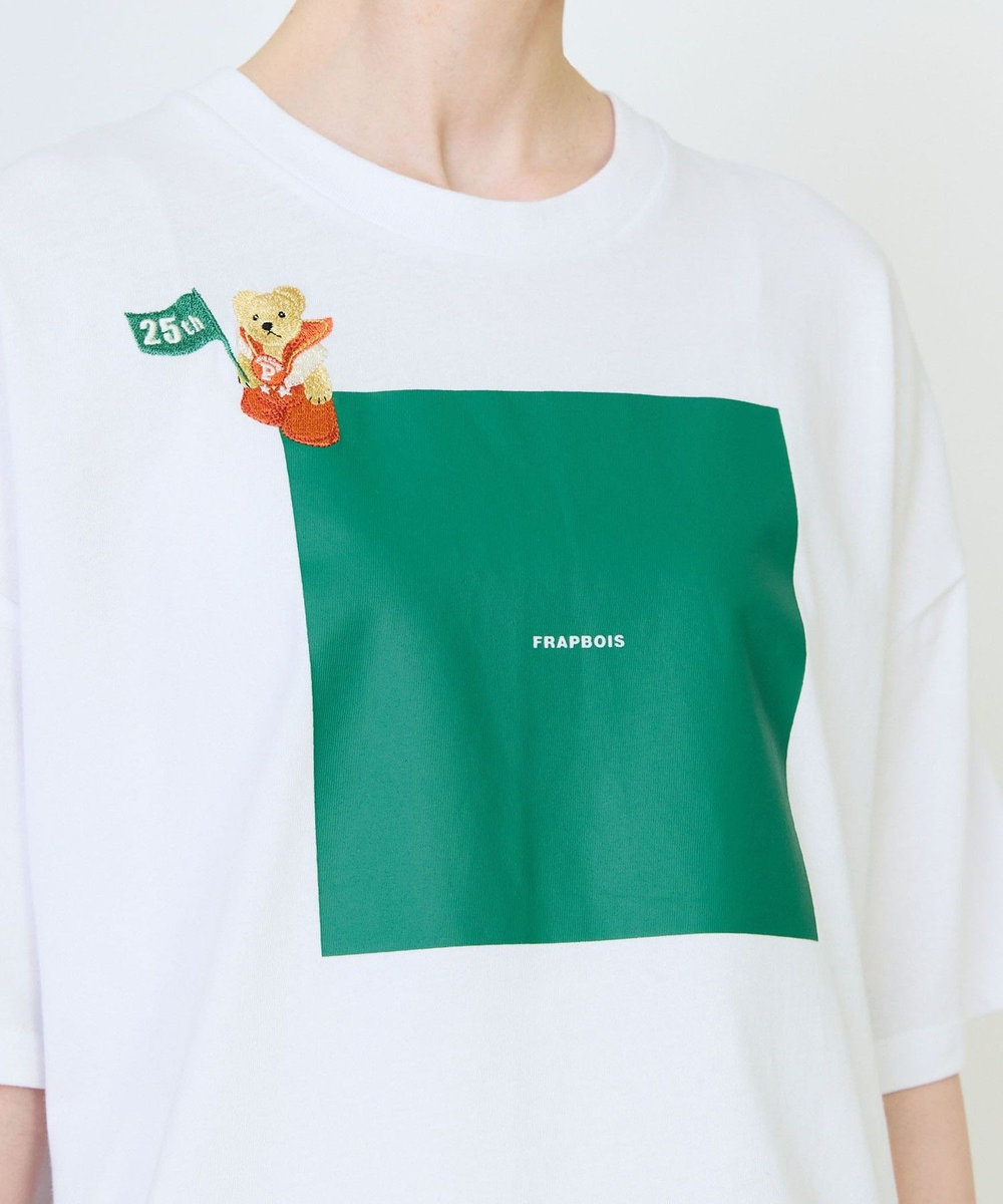 FRAPBOIS プリントTシャツ ホワイト