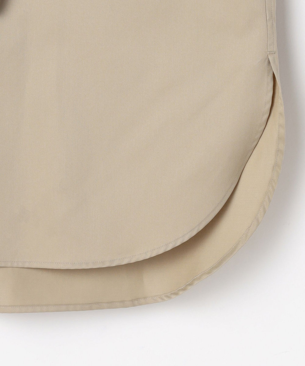 DÉPAREILLÉ COTTON RUFFLE BOW SHIRT / コットンラッフルボウシャツ ベージュ