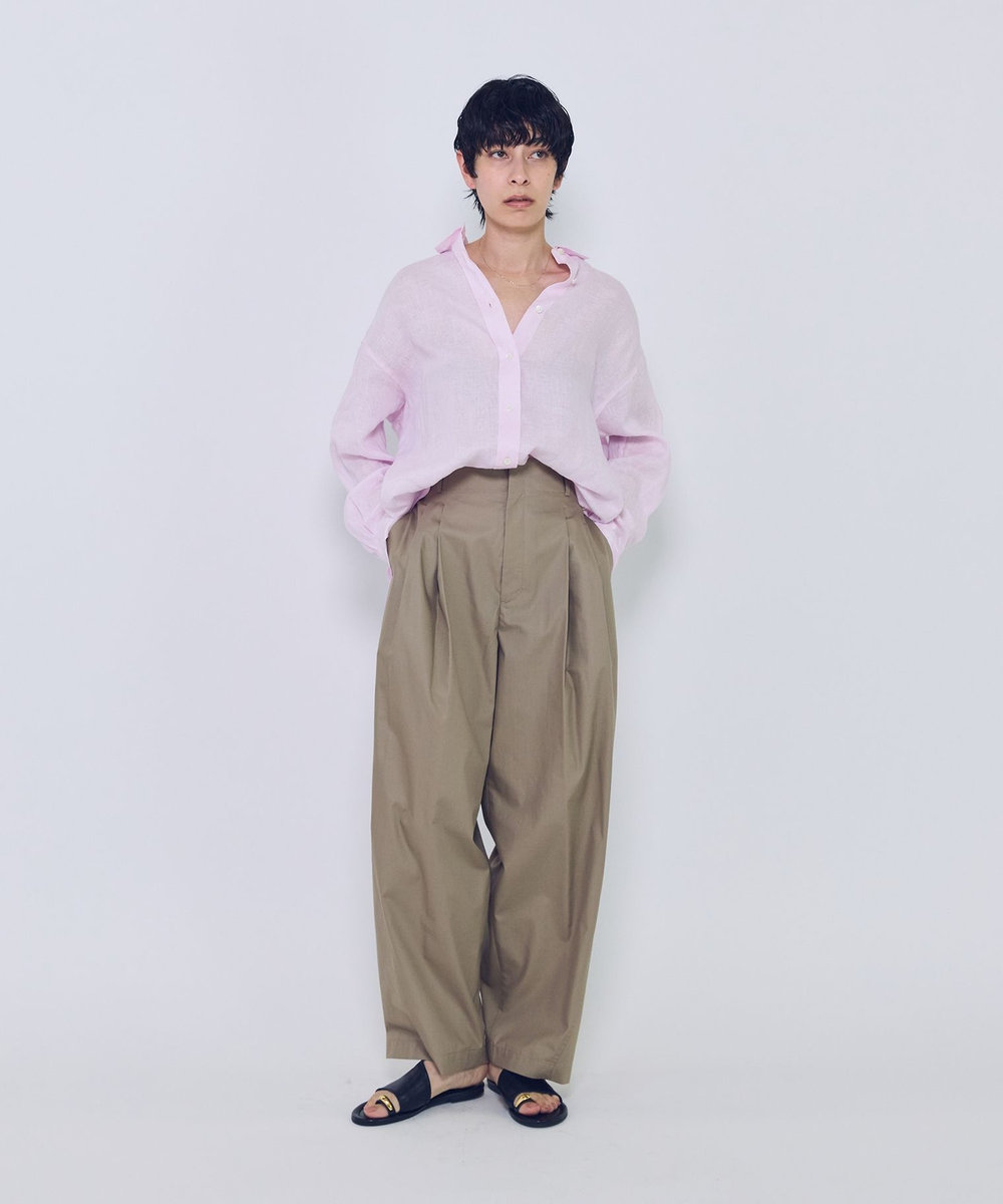 1er Arrondissement 60リネンシャツ ピンク