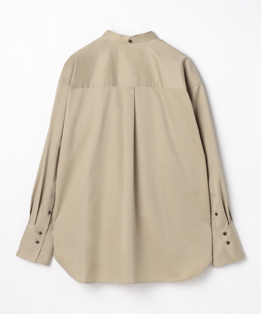 DÉPAREILLÉ COTTON RUFFLE BOW SHIRT / コットンラッフルボウシャツ ベージュ