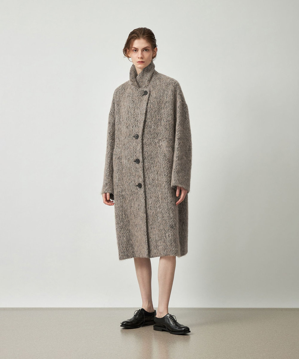 DÉPAREILLÉ SHAGGY CHESTER COAT / シャギーチェスターコート ベージュ