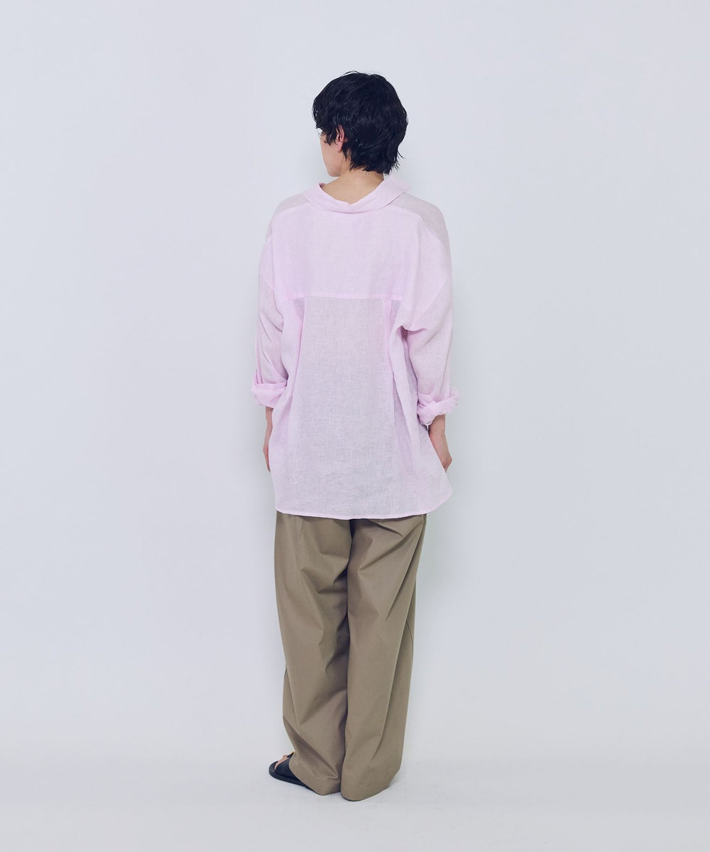 1er Arrondissement 60リネンシャツ ピンク