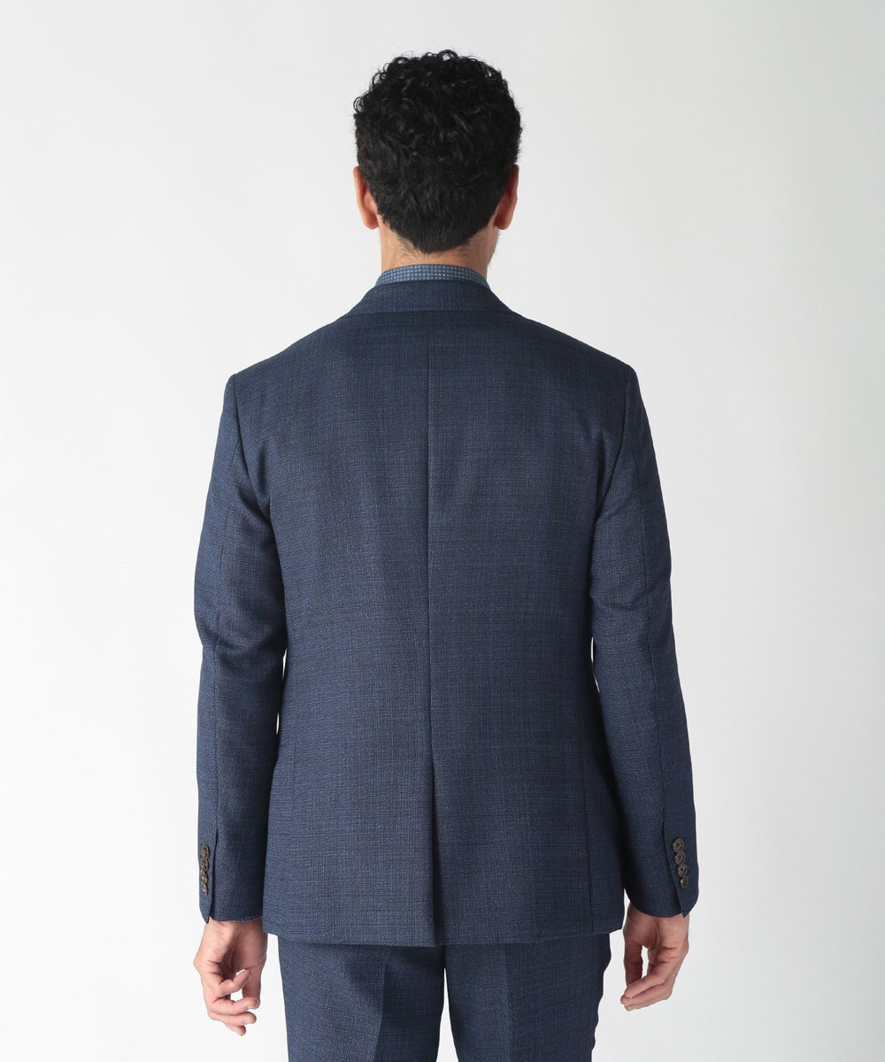 MEN'S BIGI 【ACTIVE TAILOR】ミックスヤーンテーラードジャケット ネイビー