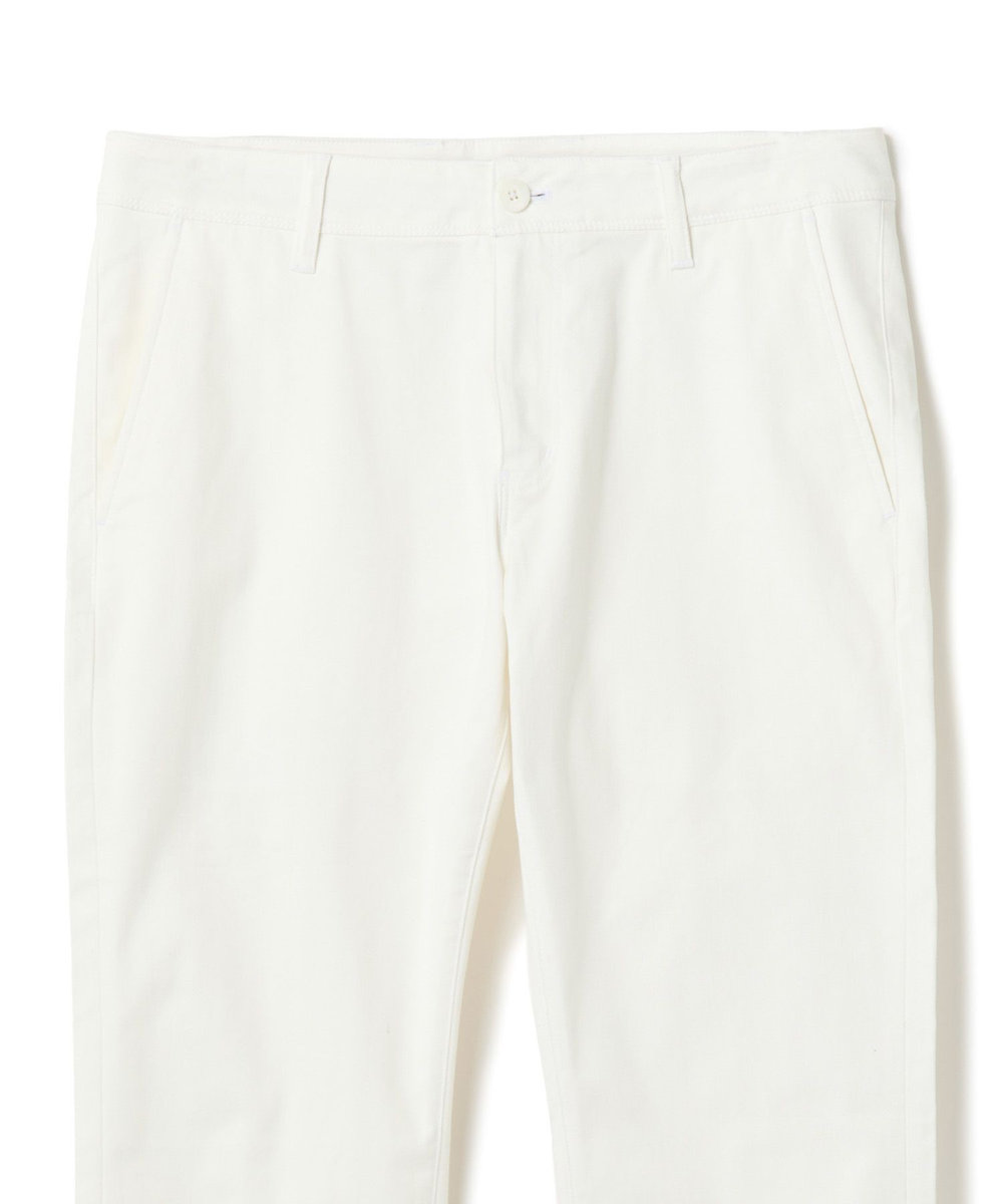MEN'S BIGI シャドーヘリンボーンストレッチパンツ ホワイト