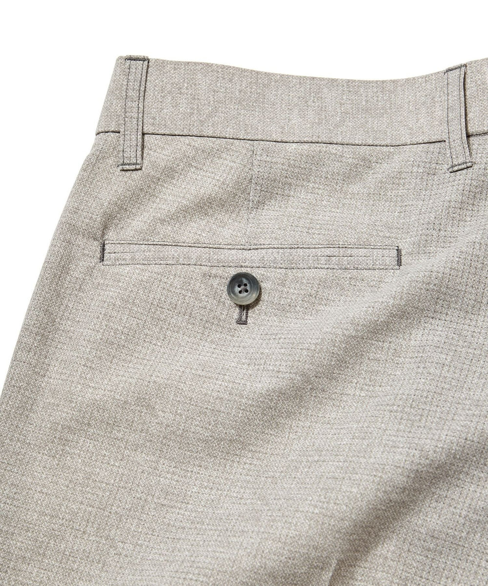 MEN'S BIGI 【ACTIVE TAILOR】COOL DOTSメランジプリントスラックス<セットアップ対応> グレー