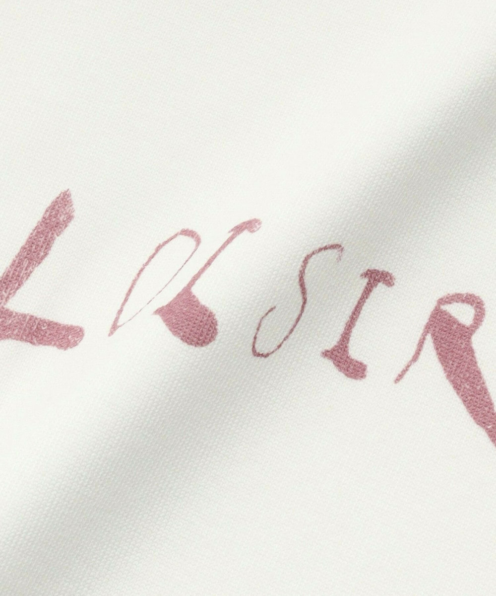 LOISIR 【アーティストコラボ】LOISIR×TORANEKOBONBONイラストプリントTシャツ オフホワイト