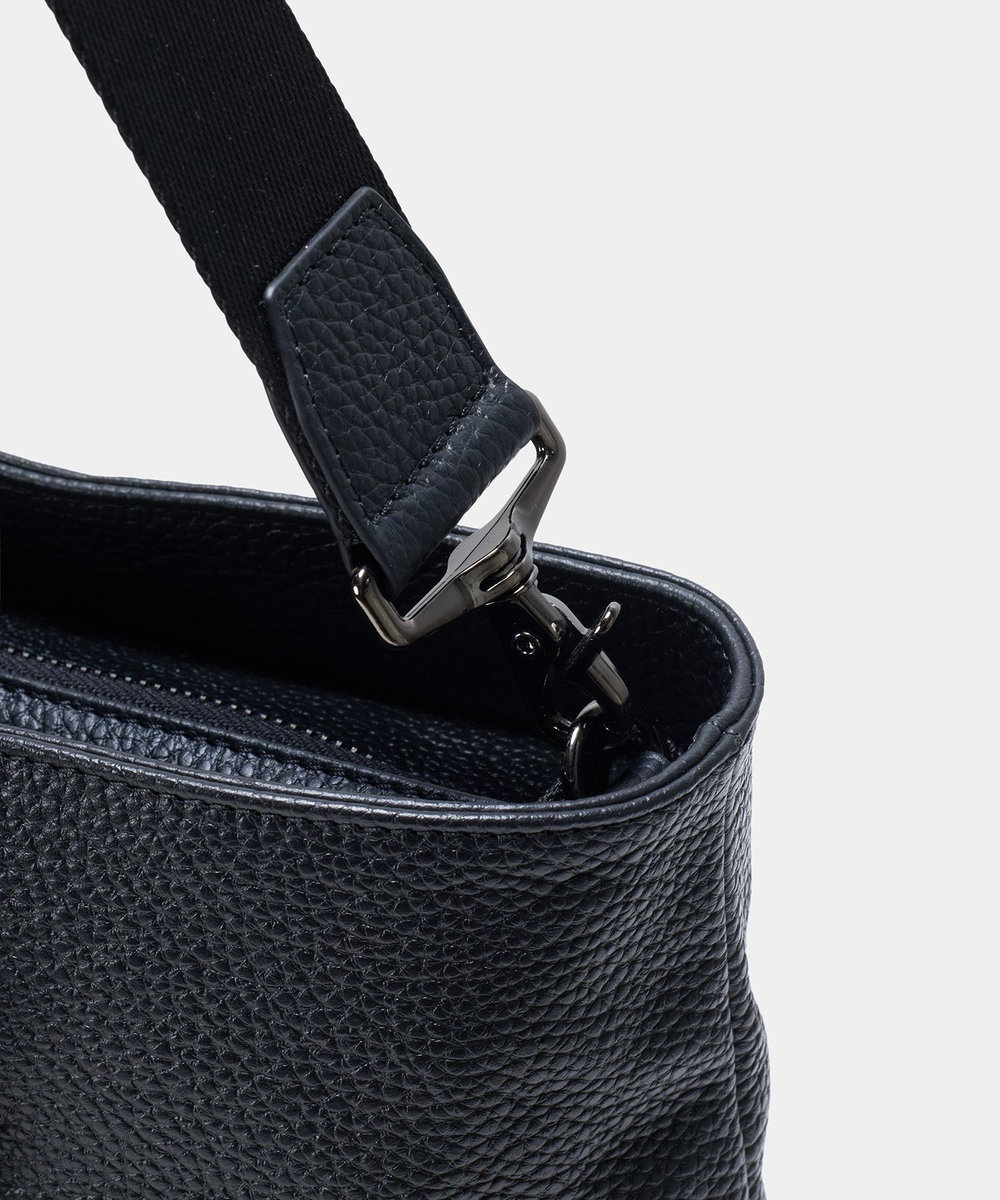 MEN'S BIGI 《別注》SEEKER シュリンクレザー2WAYトートバッグ ブラック