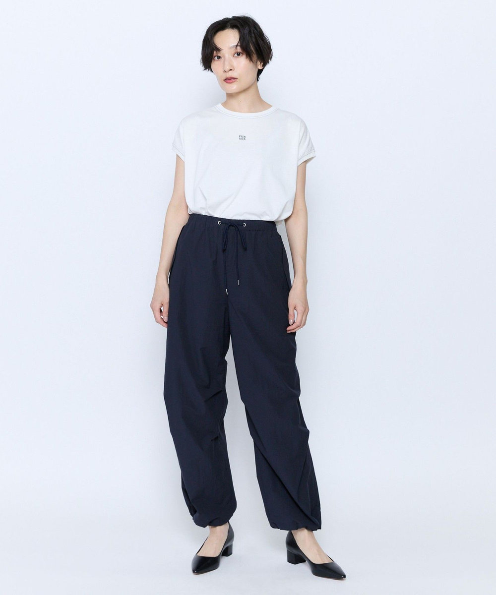 feerique feerique 綿ナイロンクロススノーカモパンツ ダークネイビー