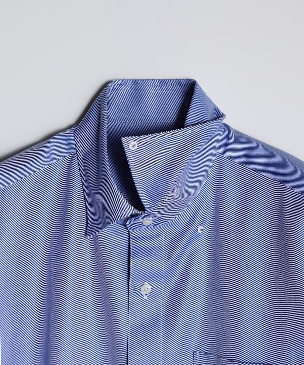 MEN'S BIGI 【ACTIVE TAILOR/アクティブテイラー】コットンツイルドレスシャツ＜イージーケア＞ ブルー