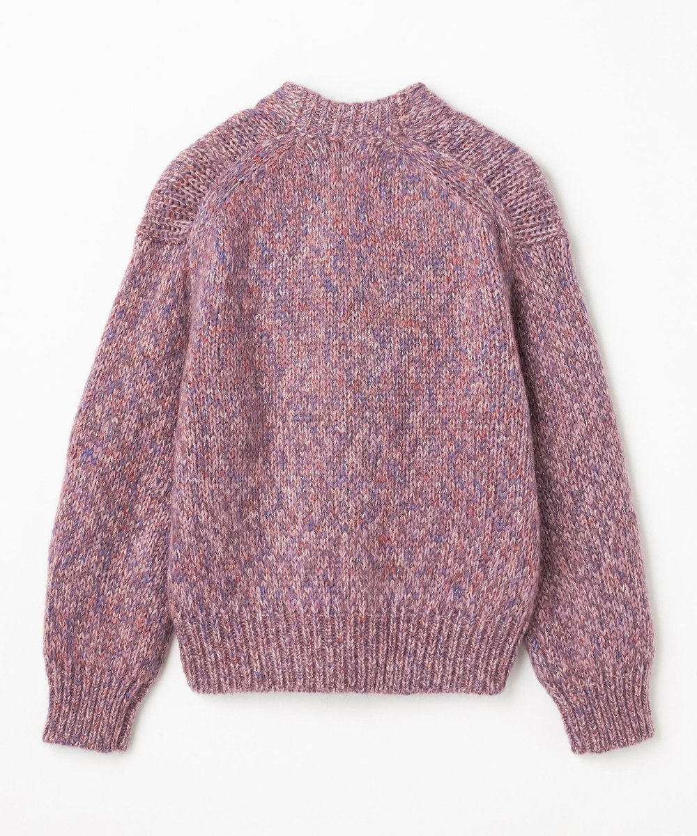 DÉPAREILLÉ MOHAIR LAME CARDIGAN / モヘヤラメカーディガン ワイン