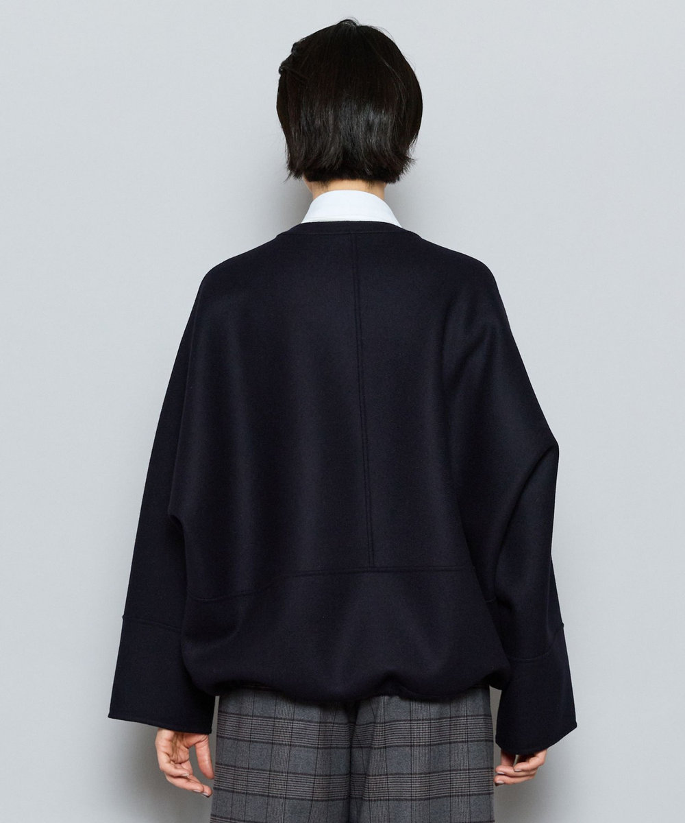 L'EQUIPE ハードメルトンコート ネイビー