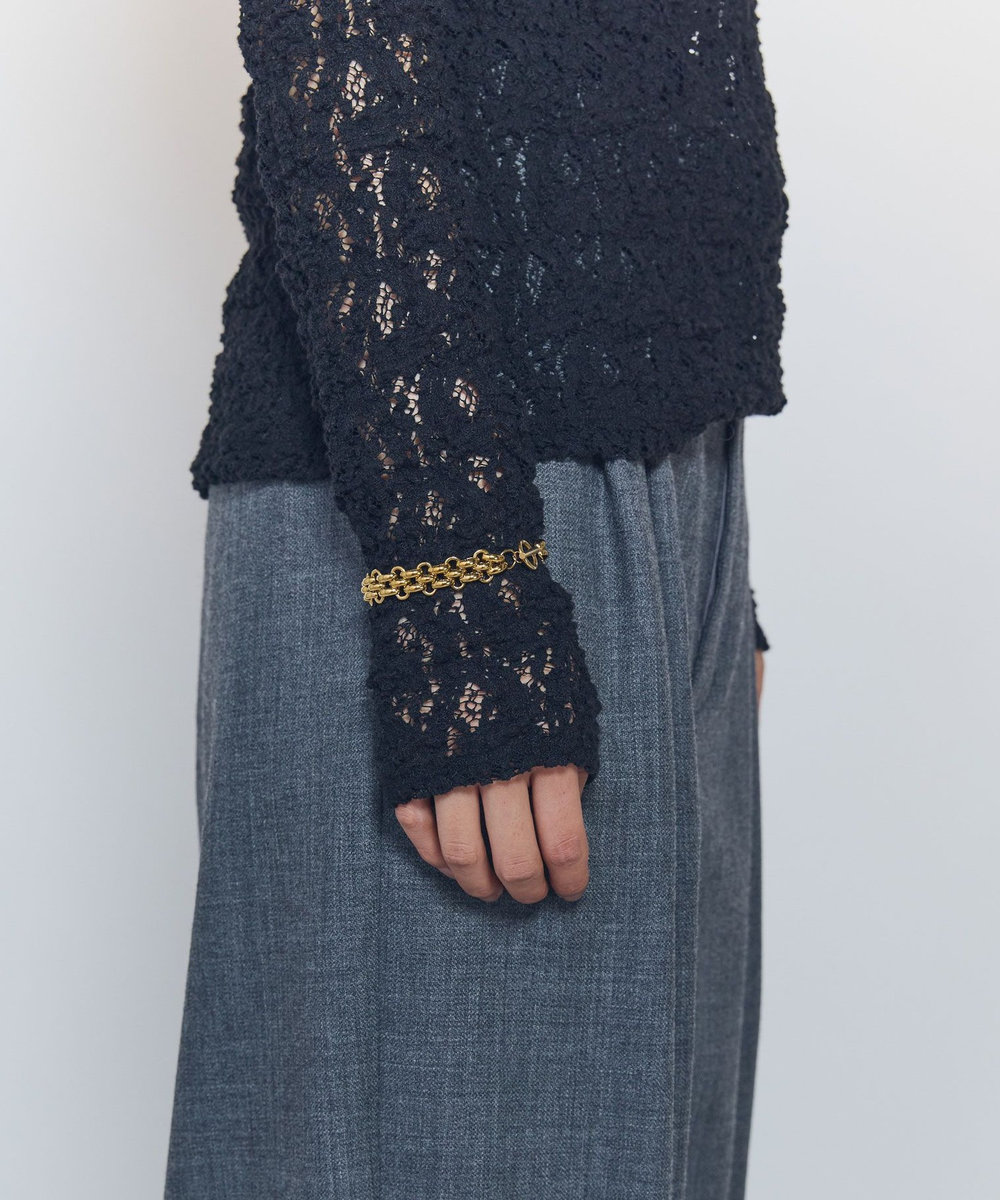 1er Arrondissement ＜MERAKI（メラキ）＞バンドチェーンブレスレット ゴールド