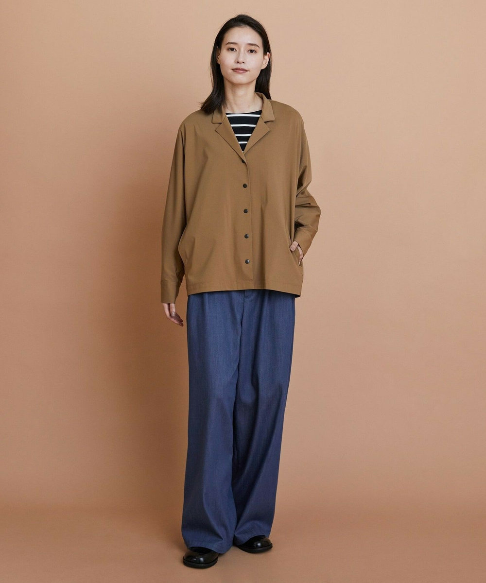 L'EQUIPE リヨセルデニムワイドパンツ ブルー