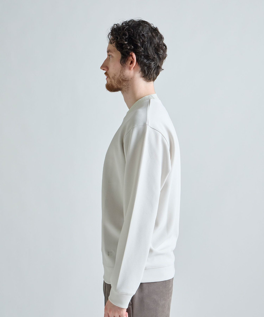 MEN'S BIGI ジョーゼットボンディング モックネックプルオーバー オフホワイト