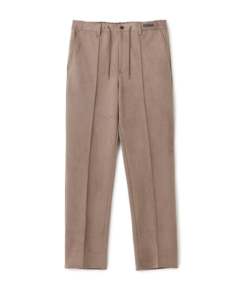 MEN'S BIGI フェイクスエードダンボール リラックスイージーパンツ ベージュ