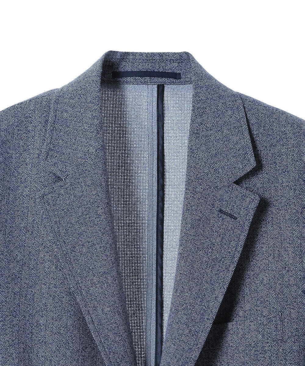 MEN'S BIGI ドットエアーメッシュプリントジャケット＜吸水速乾＞ ブルー