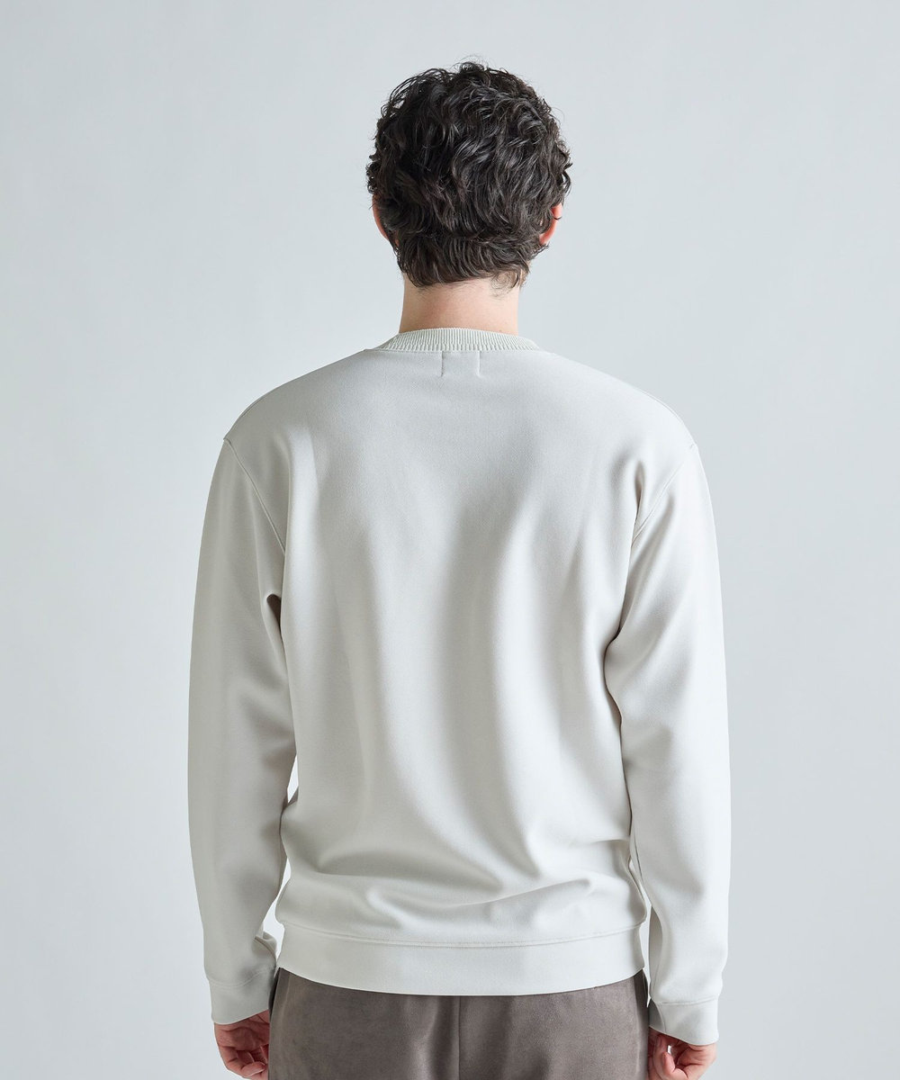 MEN'S BIGI ジョーゼットボンディング モックネックプルオーバー オフホワイト