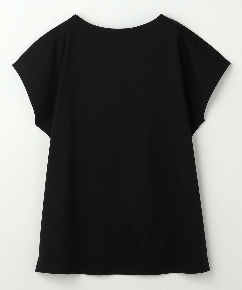 L'EQUIPE Lサイズ（大きいサイズ） 【大きいサイズ】コットンスムースロゴTシャツ ブラック