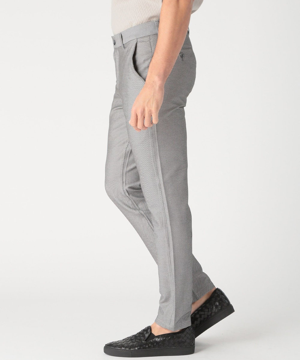 MEN'S BIGI ハイパワーストレッチ ツイルパンツ<2wayハイパワーストレッチ><接触冷感> ライトグレー