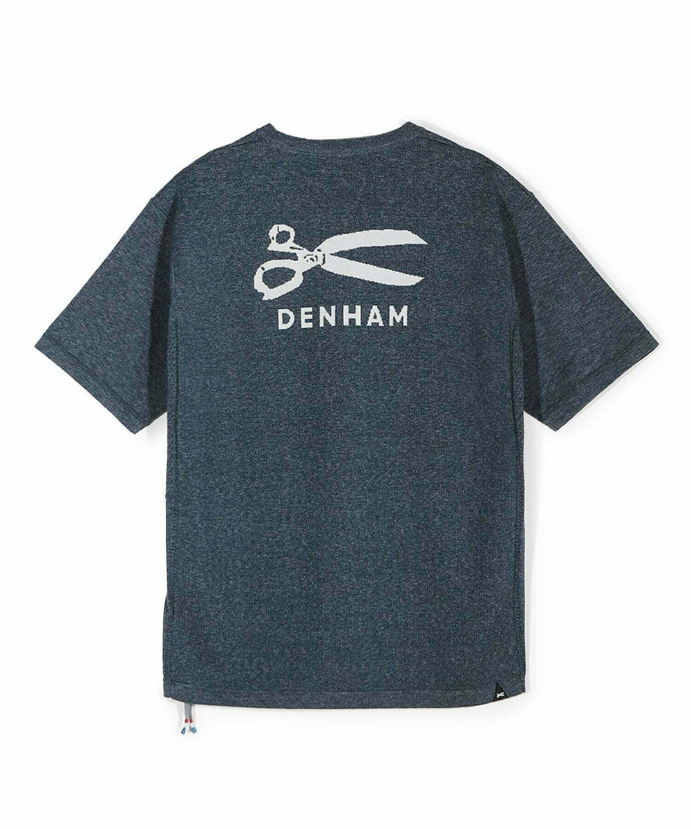 MEN'S BIGI 【DENHAM/デンハム】別注ニットTEE ネイビー