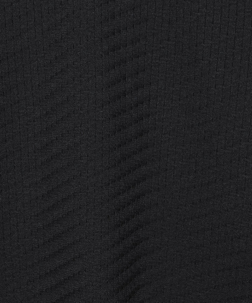 MEN'S BIGI 【COLE HAAN/コール ハーン】別注ブリスタージャガードハイゲージニットTEE＜マシンウォッシャブル＞ ブラック