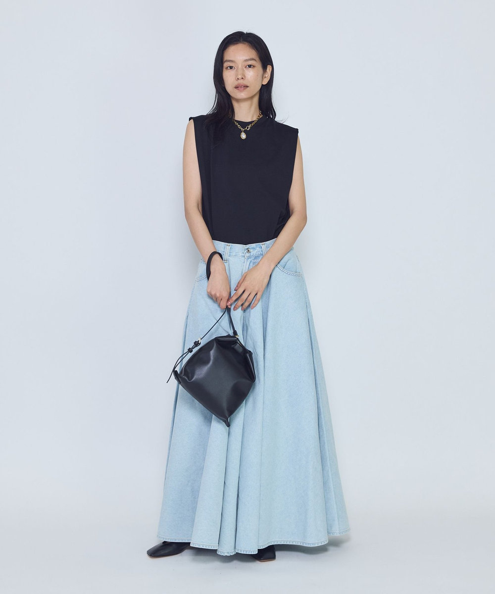 1er Arrondissement 《別注カラーあり》＜PUNTI./プンティ＞"SHADE"ショルダーバッグ ブラック