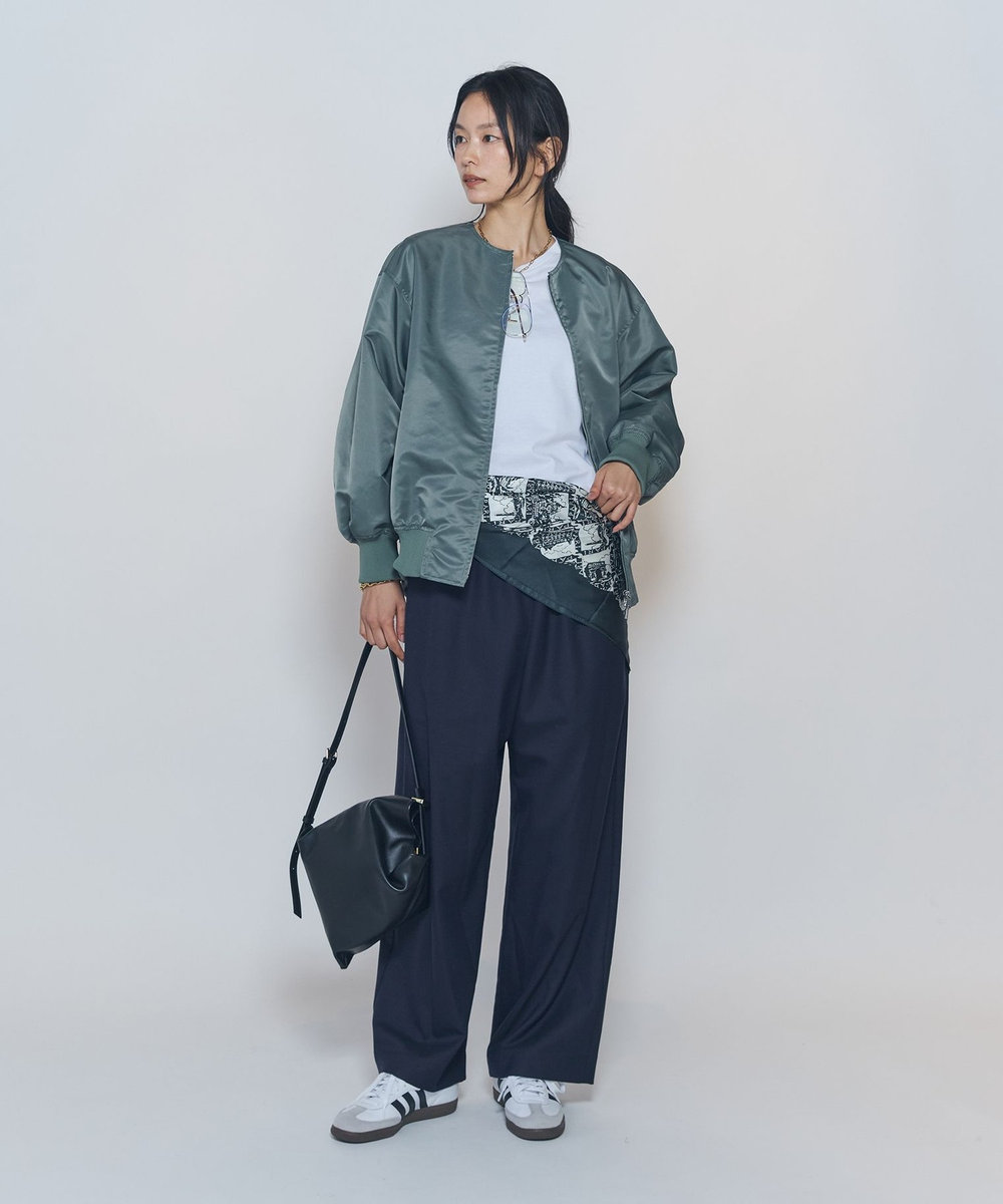 1er Arrondissement 《別注カラーあり》＜PUNTI./プンティ＞"SHADE"ショルダーバッグ ブラック