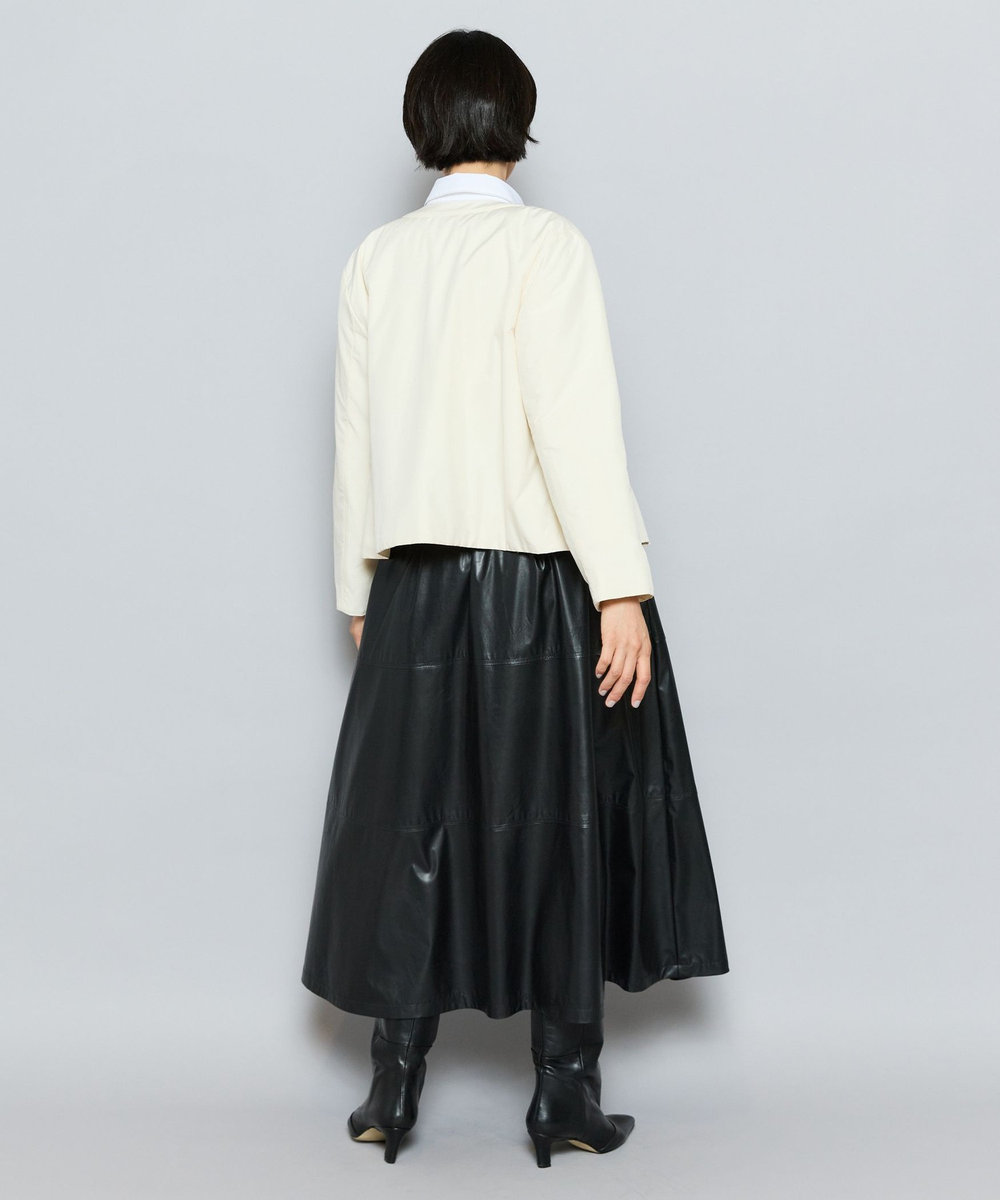 L'EQUIPE Lサイズ（大きいサイズ） 【大きいサイズ】エアリータフタジャケット アイボリー