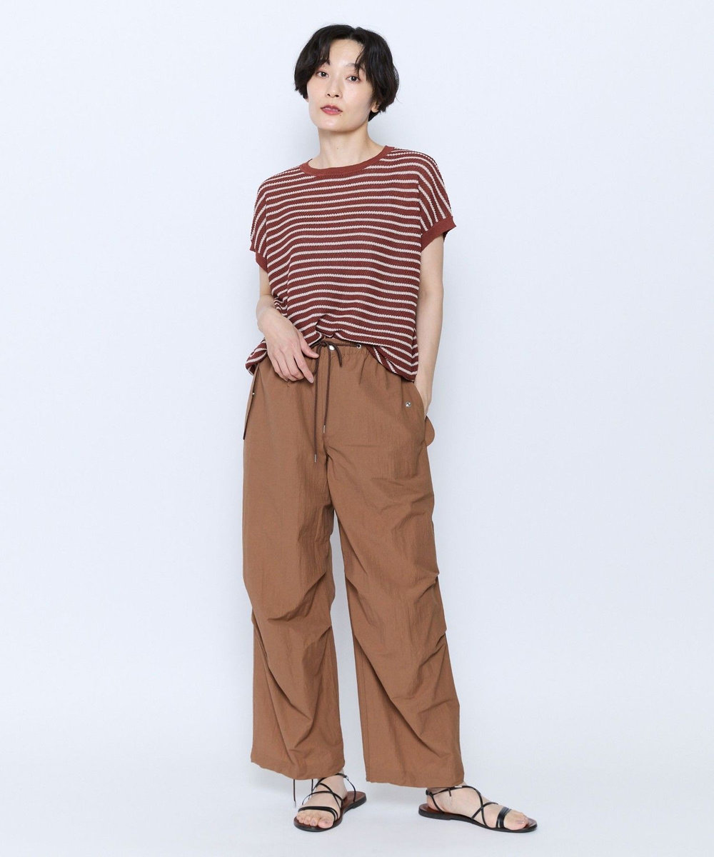 feerique feerique 綿ナイロンクロススノーカモパンツ ブラウン