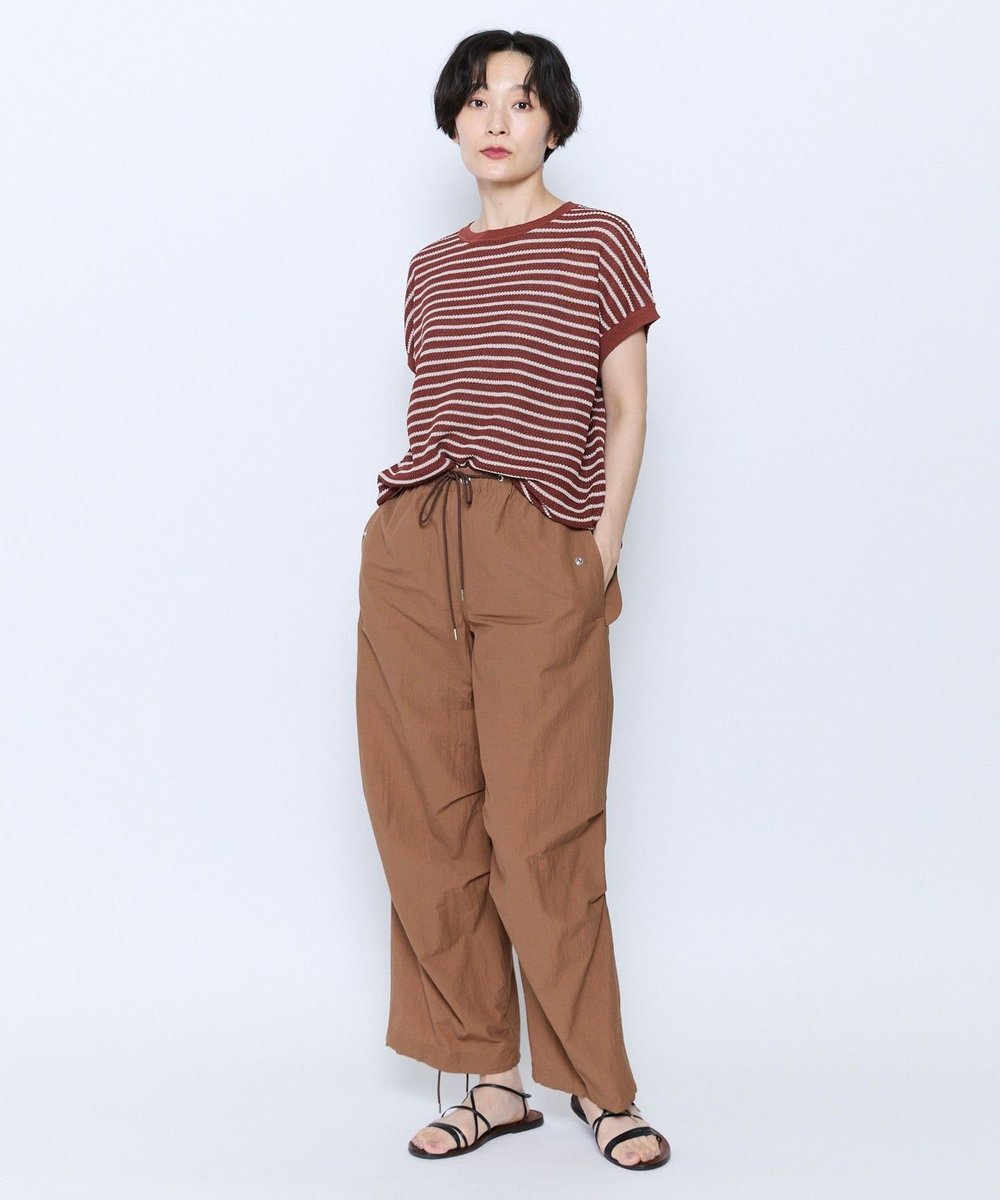 feerique feerique 綿ナイロンクロススノーカモパンツ ブラウン