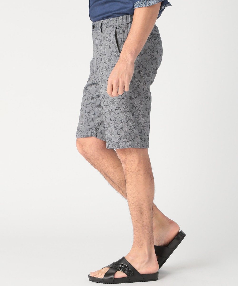 MEN'S BIGI ジャガードハーフパンツ ライトグレー