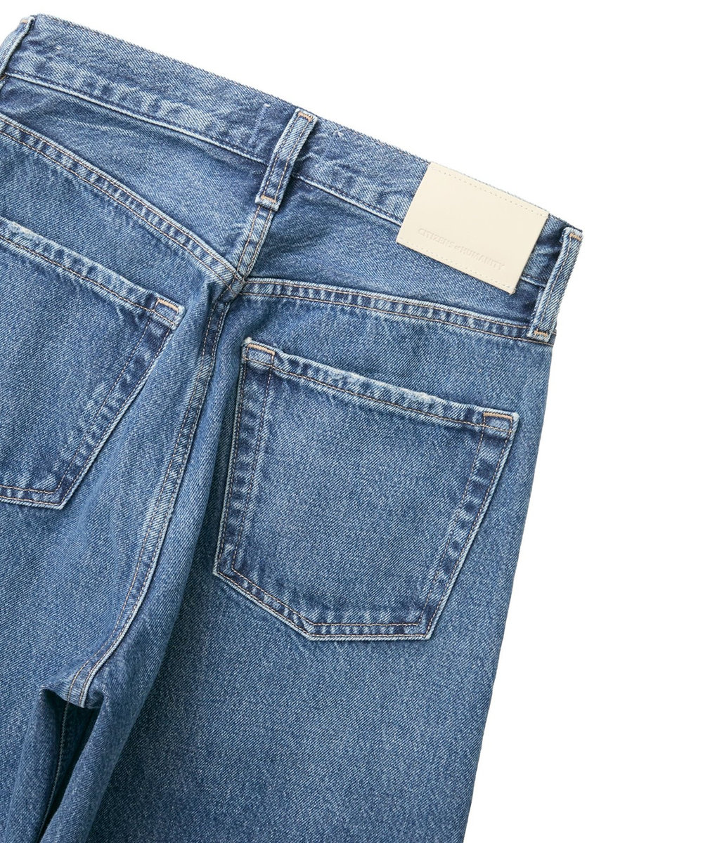 1er Arrondissement ＜CITIZENS OF HUMANITY（シチズンズ オブ ヒューマニティ）＞“AYLA BAGGY CROP PETITE"デニムパンツ ブルー