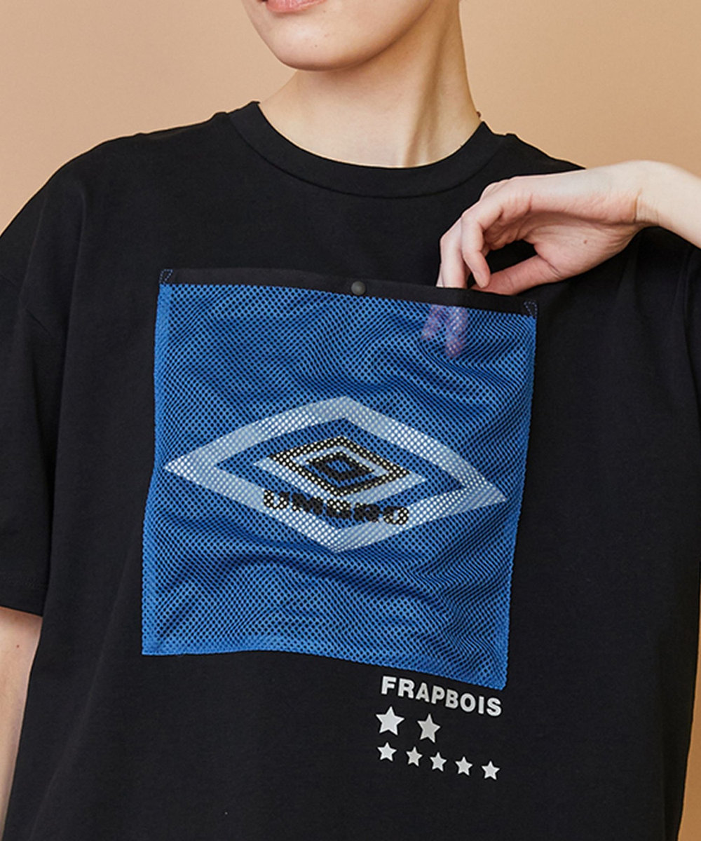 FRAPBOIS UMBRO TEE-SHIRT ブラック