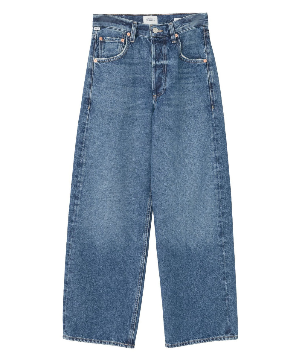 1er Arrondissement ＜CITIZENS OF HUMANITY（シチズンズ オブ ヒューマニティ）＞“AYLA BAGGY CROP PETITE"デニムパンツ ブルー