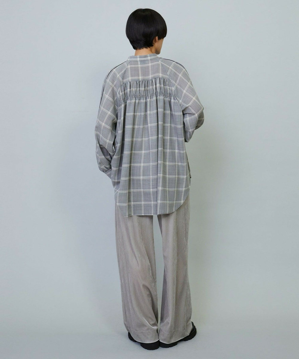 MOGA トリアセベロアセミワイドパンツ グレー