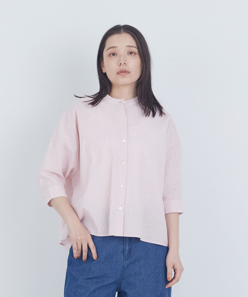 ADIEU TRISTESSE コットンリネンブラウス ピンク系その他