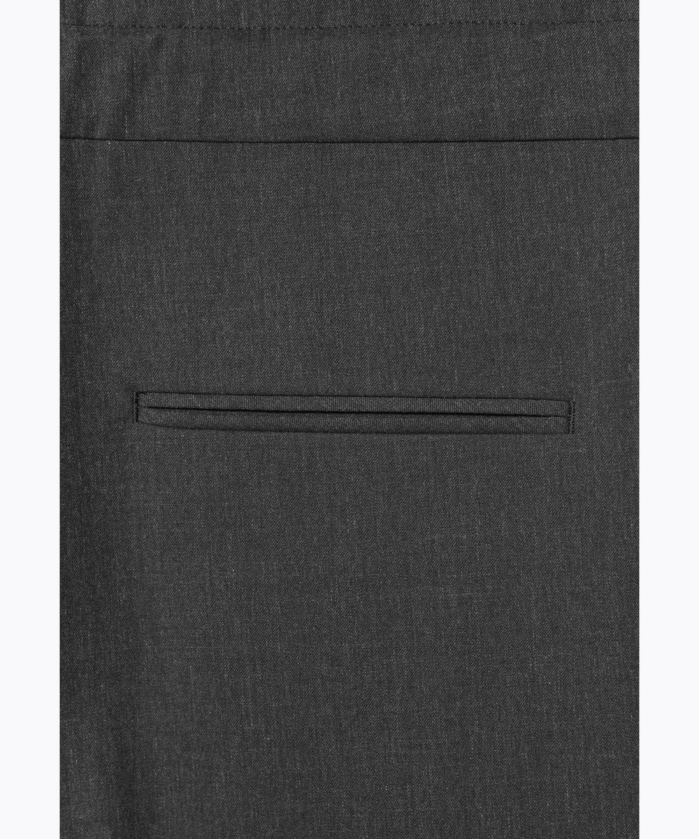 DÉPAREILLÉ WOOL TWILL SHORT SLEEVE COMBINAISON / ウールツイルショートスリーブコンビネゾン チャコールグレー