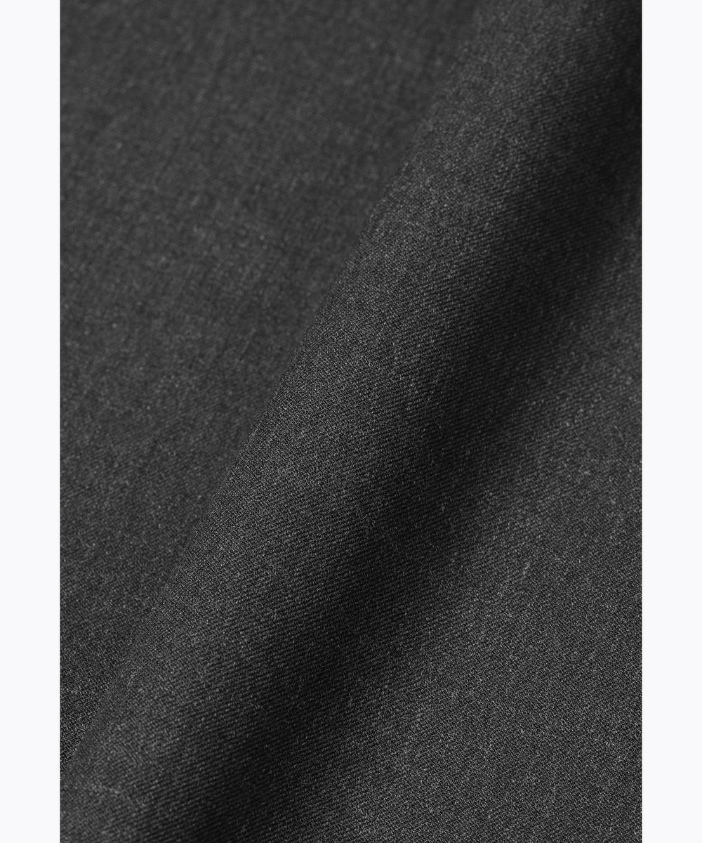 DÉPAREILLÉ WOOL TWILL SHORT SLEEVE COMBINAISON / ウールツイルショートスリーブコンビネゾン チャコールグレー