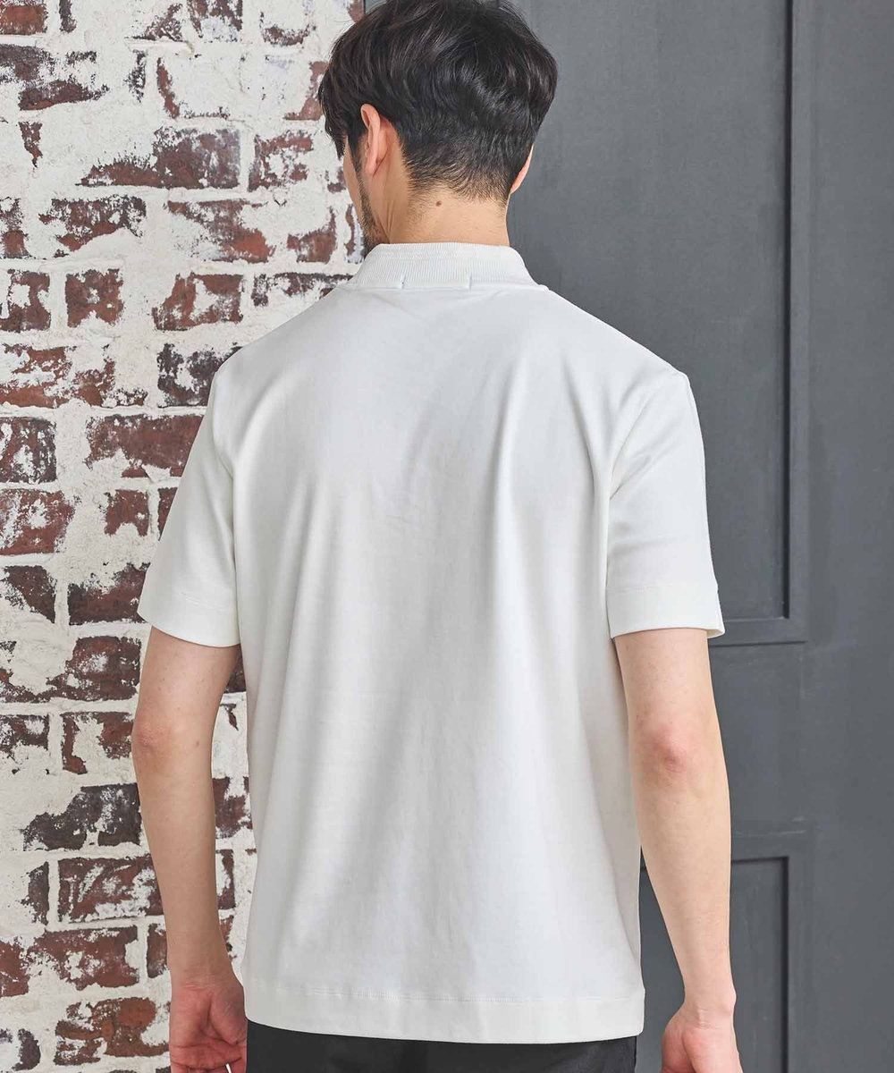 UNION STATION シルケットスムースクルーネックテーラーTシャツ ホワイト