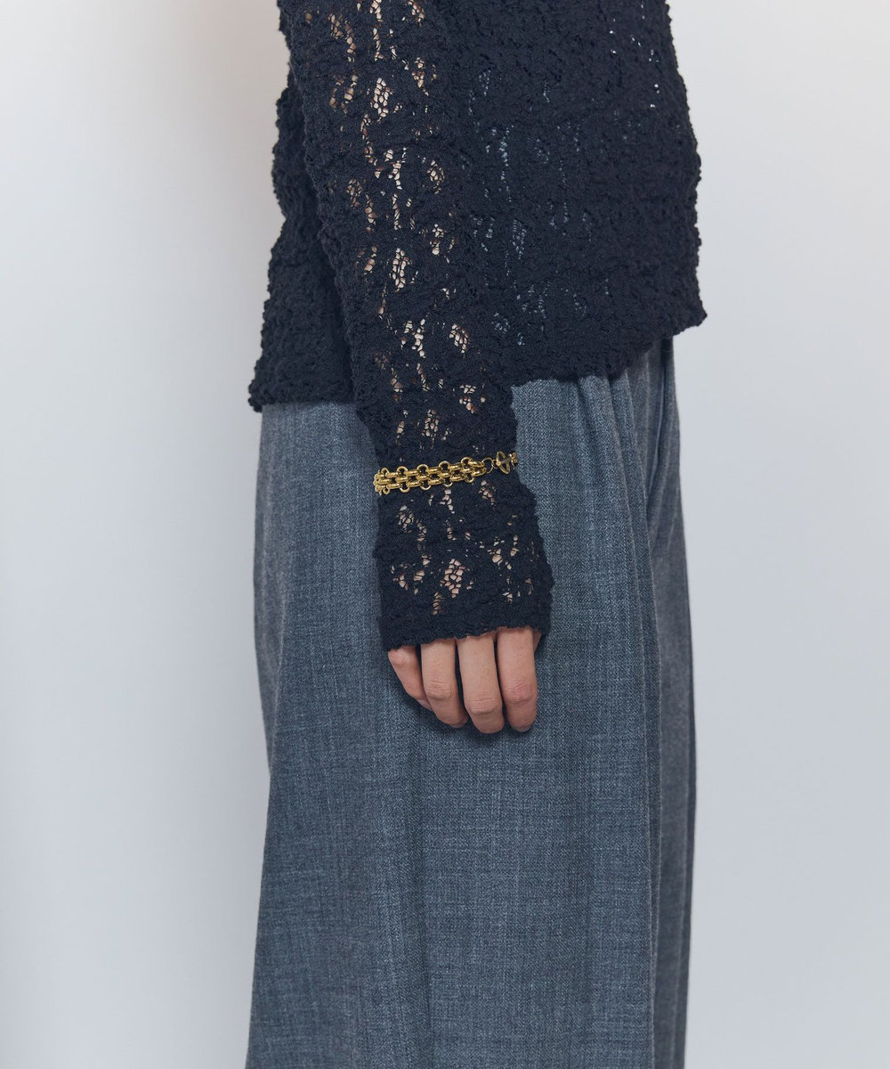 1er Arrondissement ＜MERAKI（メラキ）＞バンドチェーンブレスレット ゴールド