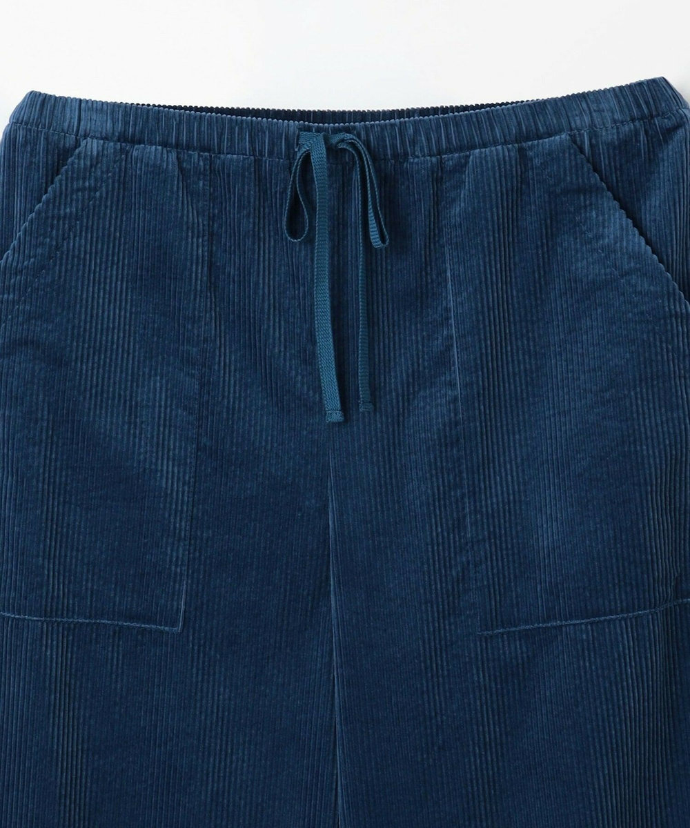 feerique feerique 6wコーデュロイイージーパンツ ブルー