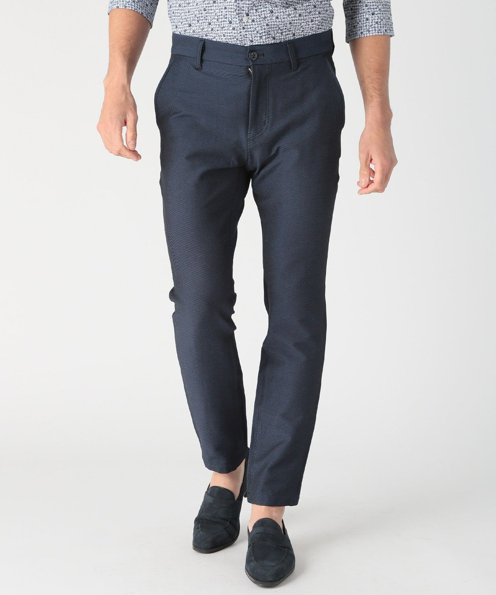 MEN'S BIGI ハイパワーストレッチ ツイルパンツ<2wayハイパワーストレッチ><接触冷感> ネイビー
