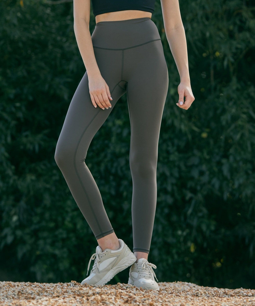 Julier 【定番】YOGA FITレギンス/UVカット・吸汗速乾・ホットヨガ対応・水着・水陸両用 グレー