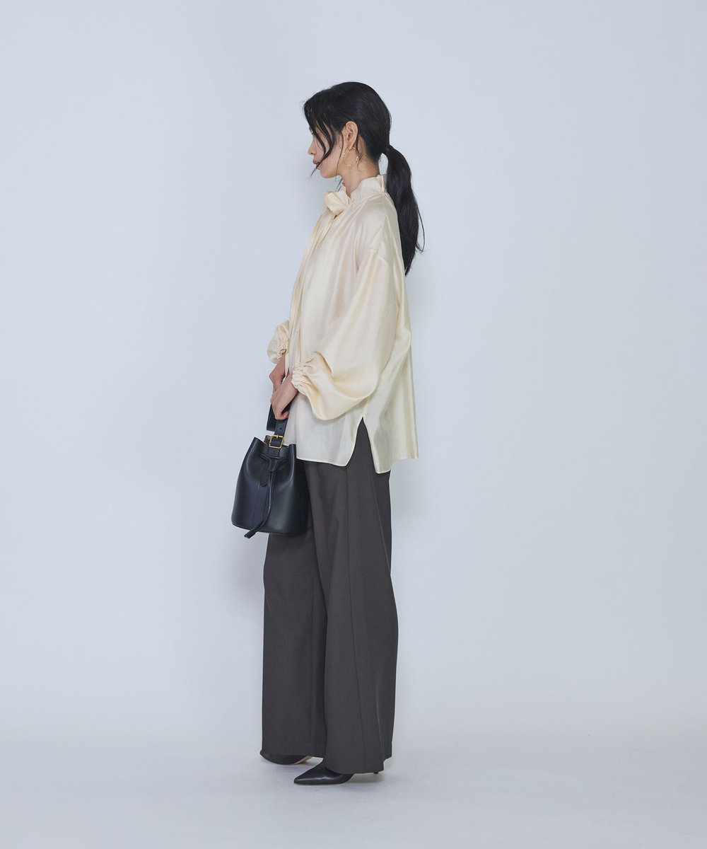 1er Arrondissement ニュアンスブラウス クリーム